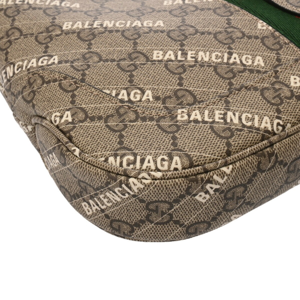 Gucci GG Supreme Jackie Balenciaga Beige Shoulder Bag - Picture 6 of 9
